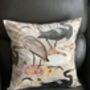 Velvet Heron 50 X 50cm Luxury Cushion, thumbnail 2 of 10