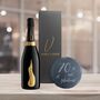 Vino Coco 70th Birthday Bottega Prosecco And Slate Coaster Gift Set, thumbnail 1 of 8