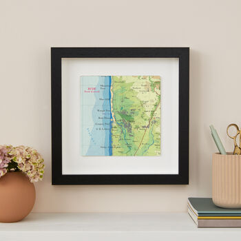 Personalised Bude Map Print Wall Art, 2 of 5