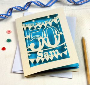 50th birthday card ideas for dad