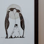 Penguins 'Stick Together' Print, thumbnail 2 of 5