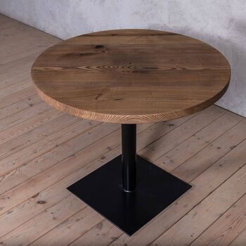 Bistro Ash Solid Wood Round Dining Table, 4 of 5