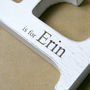 Personalised Initial White Letter, thumbnail 2 of 4