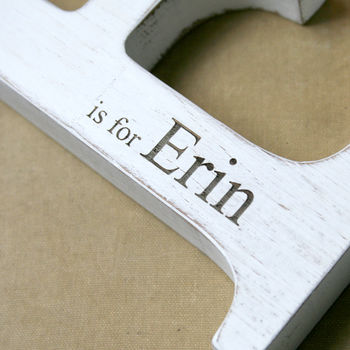 Personalised Initial White Letter, 2 of 4