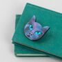 Acrylic Tabby Cat Brooch, thumbnail 2 of 8