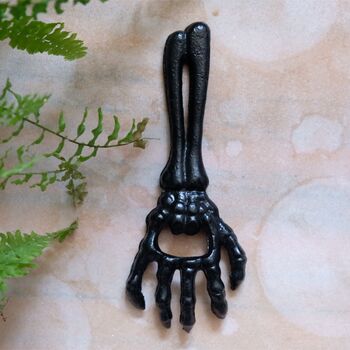 Hoy Bones Cast Iron Bottle Opener, 3 of 4