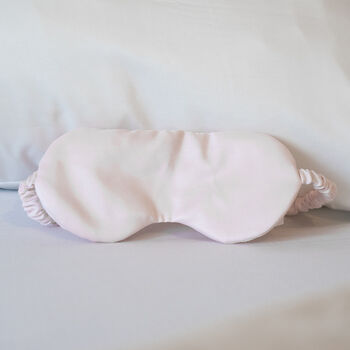 Personalised Embroidered Satin Pillowcase And Eye Mask, 4 of 6