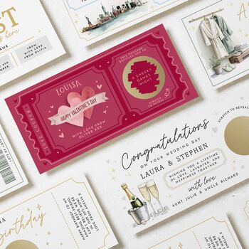 Valentine's Scratch Gift Voucher For Her Or Him, 4 of 4