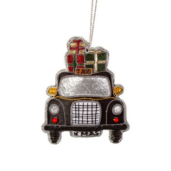 London Taxi Christmas Tree Decoration By Postbox Party ...