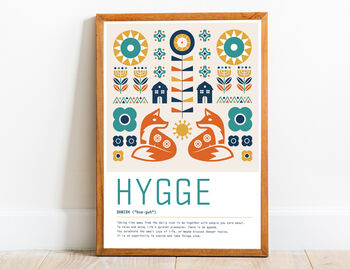 Hygge Definition Print, Hygge Print, Hygge Quote, Nordic Wall Art, Norwegian Definition Print, Scandi Print, 2 of 2