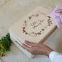 Personalised Memory Box With Bird And Floral Design, thumbnail 6 of 6