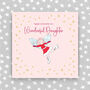 Happy Christmas Wonderful Daughter Card, thumbnail 1 of 3