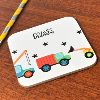 Diggers And Trucks Coaster, 3 of 5
