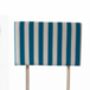 Hand Painted Upholstered Linen Headboard Stripe Print, thumbnail 6 of 12