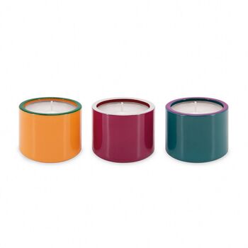 Reversible Candle And Tealight Holder Glass Three Colours, 5 of 12