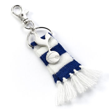 Tottenham Hotspur Blue Scarf And Cockerel Backpack Hanger, 3 of 5