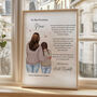 Personalised Niece Print Gift From Auntie, thumbnail 1 of 6