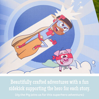 Personalised Children's Superhero Storybook Gift, 4 of 12