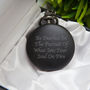 Engraved Pocket Watch With Personalised Monogram, thumbnail 3 of 7