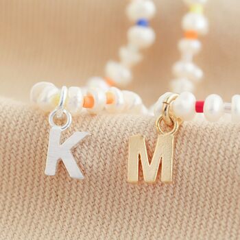 Personalised Initial Miyuki And Pearl Necklace, 3 of 9