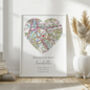 Welcome To The World Ordnance Survey Explorer Personalised Map Print New Baby Gift, thumbnail 6 of 12