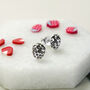 Sterling Silver And Gold Strawberry Stud Earring Pack, thumbnail 3 of 4