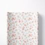 Delicate Floral Deluxe Baby Girl Anti Roll Wedge Changing Mat, thumbnail 1 of 3