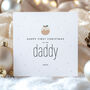 Happy First Christmas As My Mummy / Daddy Card: Cute Christmas Pudding Design, thumbnail 1 of 12