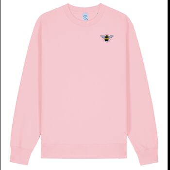 Organic Cotton Embroidered Bee Sweatshirt, 8 of 12