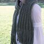 Pdf Knitting Pattern Chunky Knitted Scarf, thumbnail 2 of 3