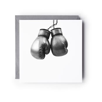 Boxing Gloves – Hand Drawn Sports Greeting Card Illustration, 3 of 6