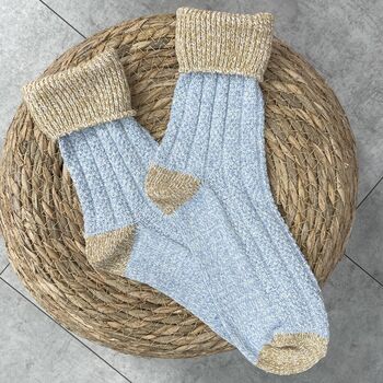 Personalised Women's Wool Walking Boot Socks, 7 of 9