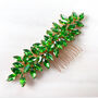 Bright Green Hair Comb, thumbnail 3 of 3