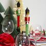 Nutcracker Christmas Candle Centrepieces: Pack Of Two, thumbnail 1 of 5