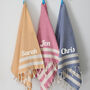 Personalised Cotton Tea Towel And Tablecloth, thumbnail 9 of 12