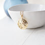 Gold Plated Stars Coin Necklace, thumbnail 7 of 8