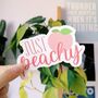 Just Peachy Sticker, thumbnail 1 of 3