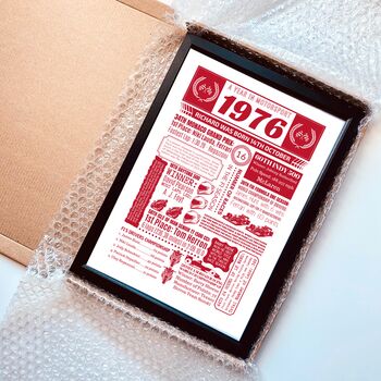 1976 Personalised 50th Birthday Motorsport Print, 11 of 12