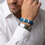 Personalised Mens Engraved Script Bracelet, thumbnail 1 of 8