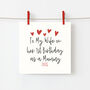 To My Wife On Her First Birthday As A Mummy Card, thumbnail 1 of 3