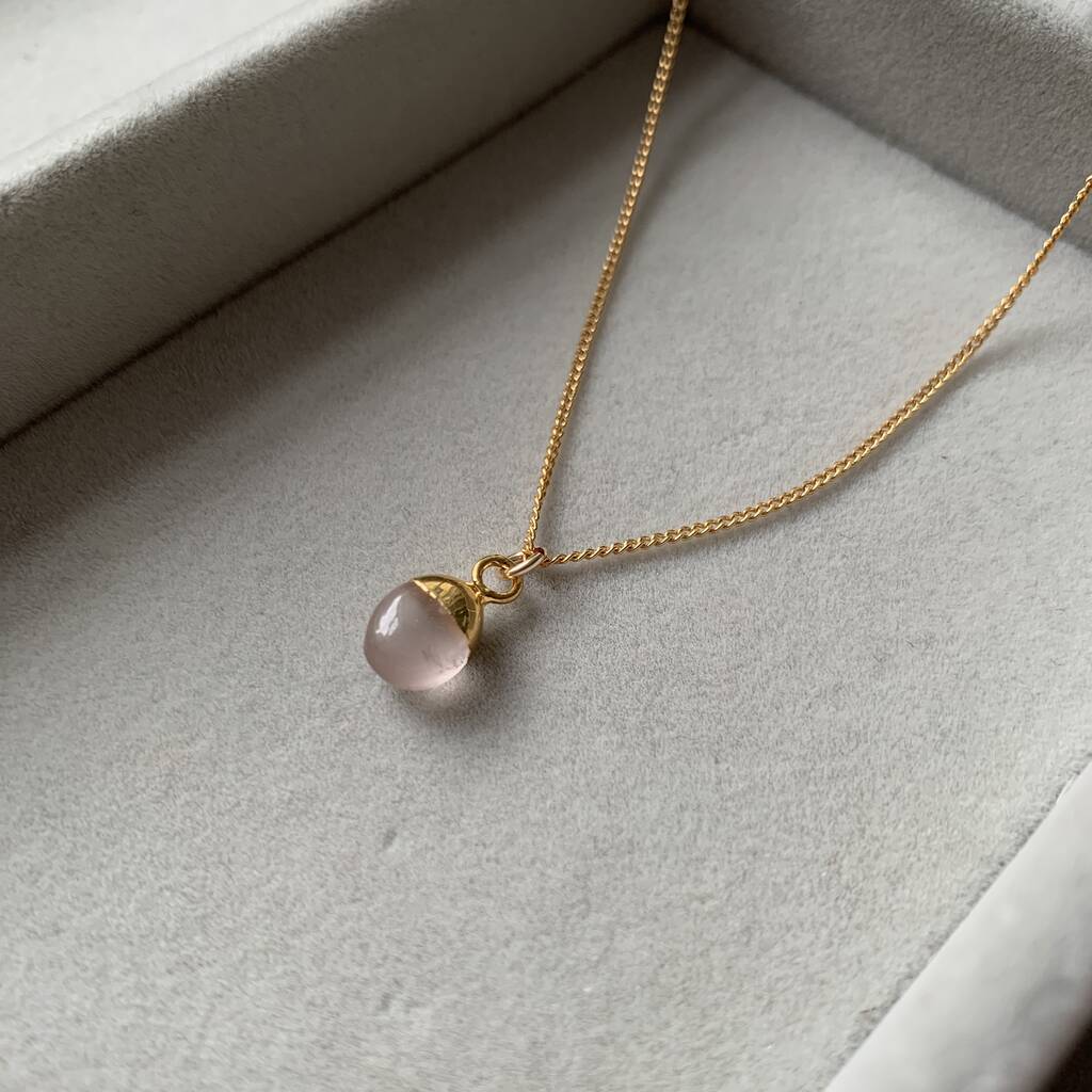 Rose Quartz Tiny Tumbled Gemstone 