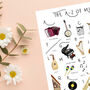 The A To Z Of Music Print, thumbnail 5 of 6