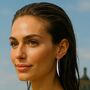 Long Gold Plated Silver Sail Drop Earrings, thumbnail 5 of 7