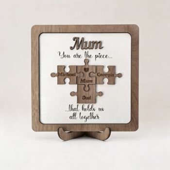 Personalised Mum Puzzle Gift – Mother’s Day And Birthday Family Keepsake, 2 of 4