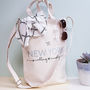 Personalised 'Destination Is Calling' Travel Tote Bag, thumbnail 2 of 7
