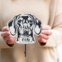 Personalised Wooden Dachshund Dog Lead Wall Hook, thumbnail 2 of 5