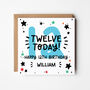 Ages 10 To 18 Blue Birthday Card, thumbnail 3 of 9