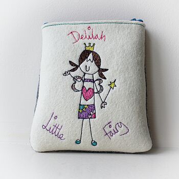 Personalised Embroidered Little Fairy Purse, 6 of 12