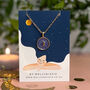 Personalised Boho Drop Oil Necklace Blue Moon, thumbnail 1 of 7
