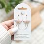 Luna Moth Earrings, thumbnail 1 of 3